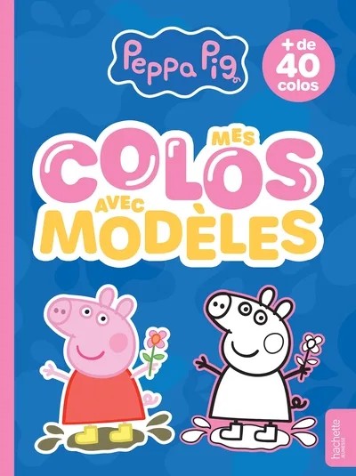 [8085602] Peppa Pig - Mes colos avec modèles - Livre de coloriages