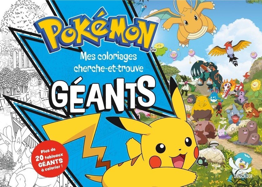[1035887] Pokémon - Mes coloriages géants