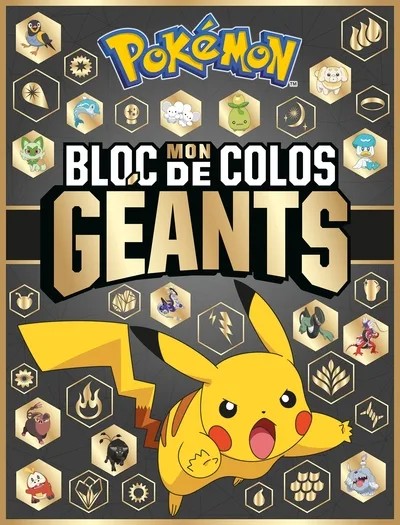[8303323] Pokémon - Mon bloc de colos géants - Grand bloc de coloriage