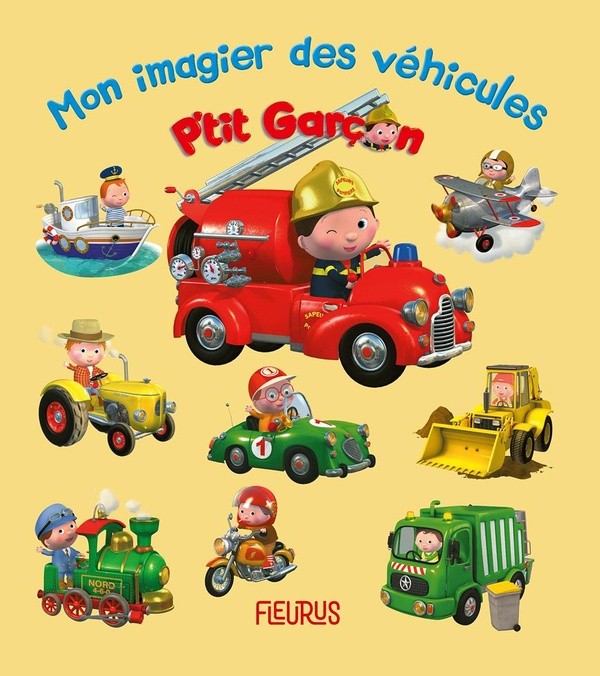 [FS92862] P'tit garçon - Mon imagier des véhicules