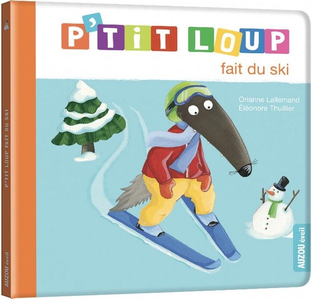 [AU09338] P'tit loup fait du ski