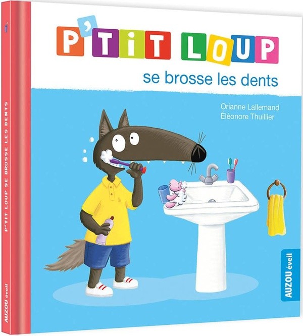 [AU07102] P'tit Loup se brosse les dents