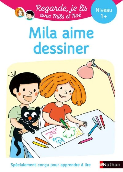 [1036947] Regarde je lis ! Une histoire à lire tout seul - Mila aime dessiner Niv 1+