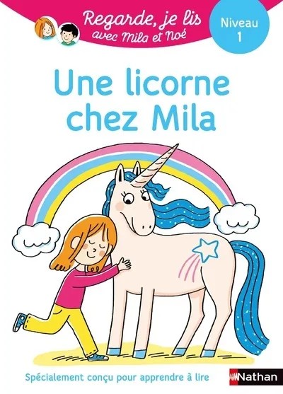 [1036942] Regarde je lis ! Une histoire à lire tout seul - Une licorne chez Mila Niv 1