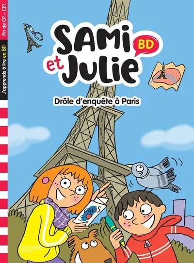 [3935336] Sami et Julie BD Fin de CP-CE1 - Drôle d'enquête à Paris
