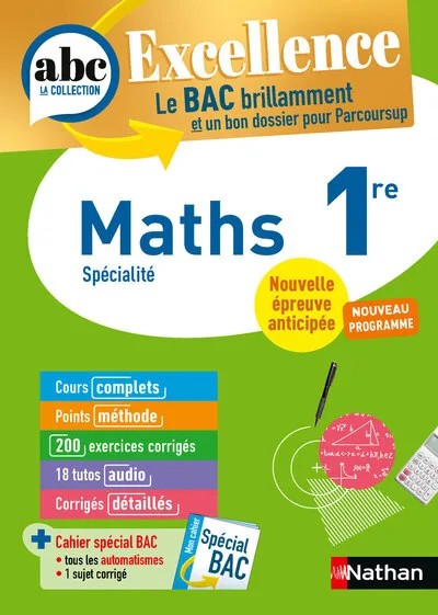 [1081788] ABC BAC Excellence Maths 1re 2027