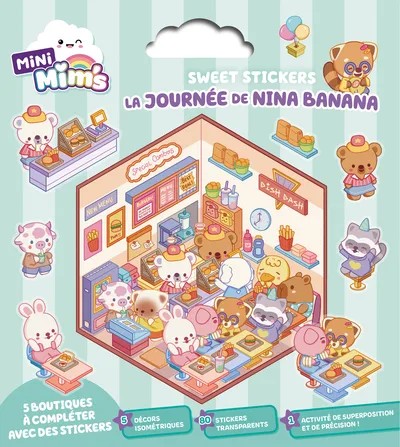 [FS02110] Sweet stickers – La journée de Nina Banana