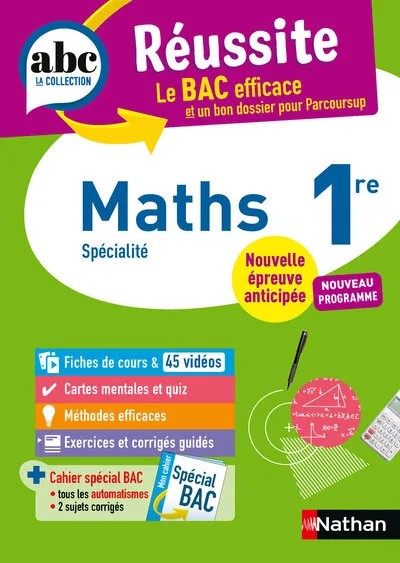 [1077183] ABC Réussite Maths 1re 2027