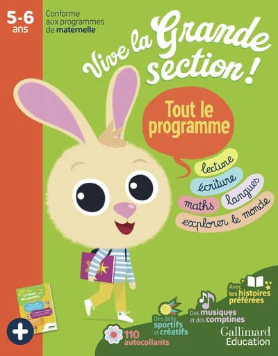 Vive la grande section ! - Tout le programme