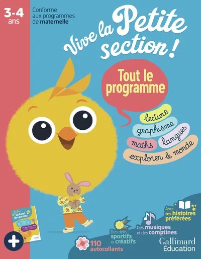 Vive la petite section ! - Tout le programme