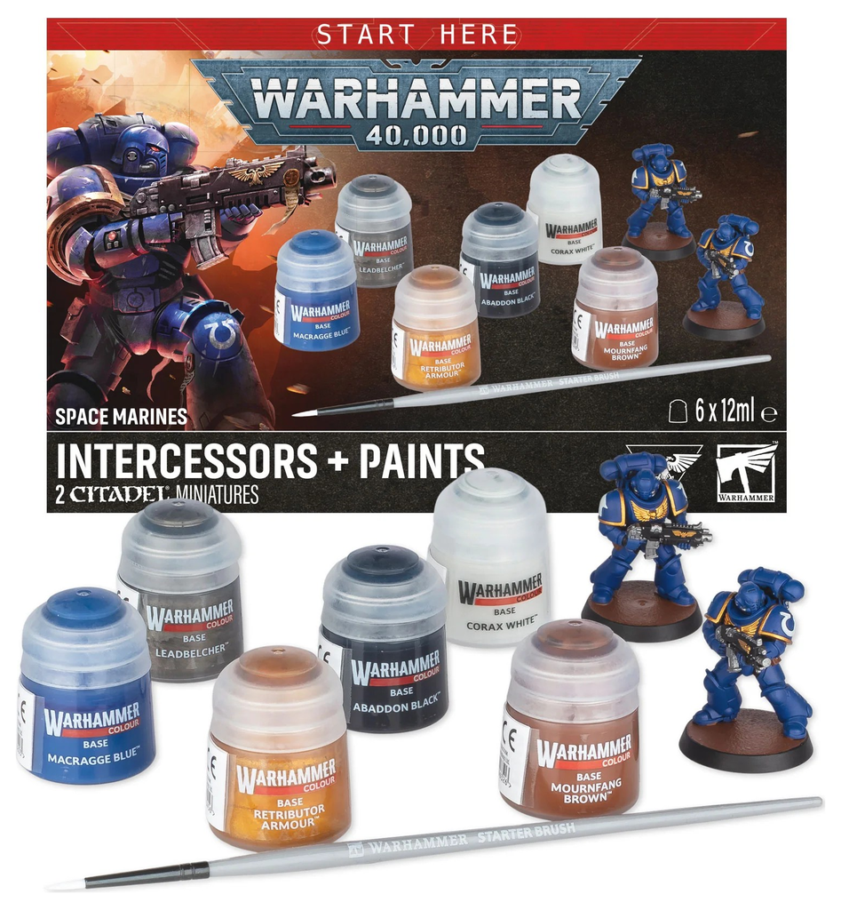 [60-11] Space Marines : Intercessors + Set de Peinture