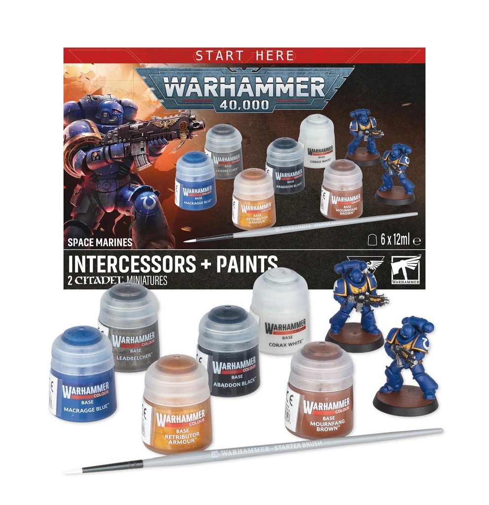 [60-11] Space Marines : Intercessors + Set de Peinture