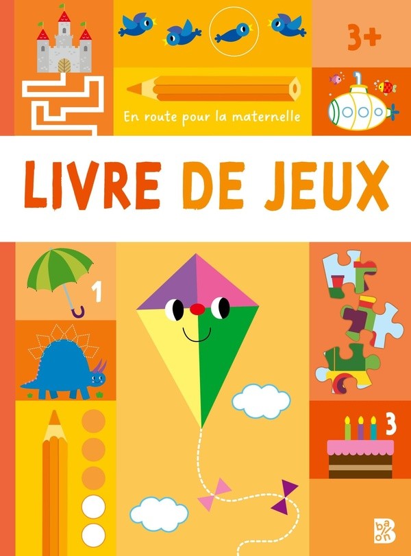[2845494] En route pour la maternelle - Livre de jeux 3+
