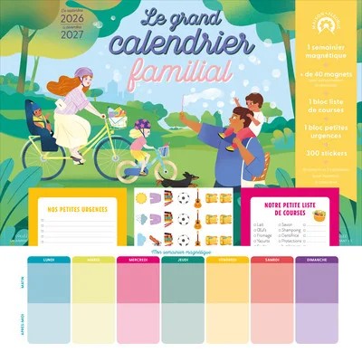 Le grand calendrier familial 2026/2027