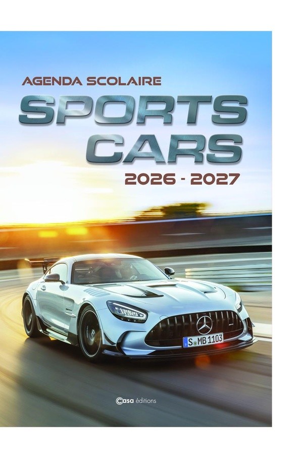 AGENDA SCOLAIRE SPORTS CARS 2026-2027