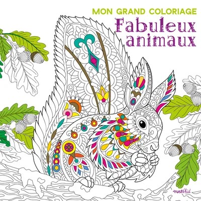 [RU23505] Mon grand coloriage - Fabuleux animaux