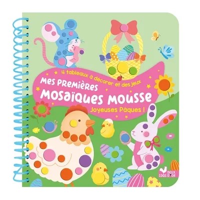 [5110880] Mes premières mosaïques mousse Joyeuses Pâques !
