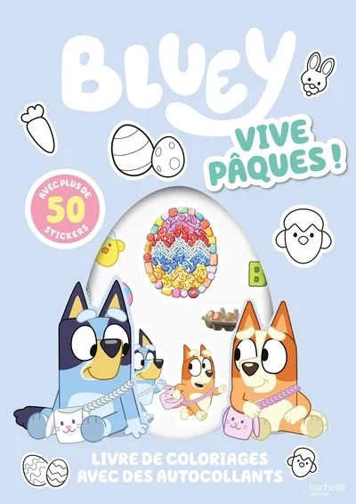 [5532442] Bluey - Vive Pâques ! Coloriages et stickers