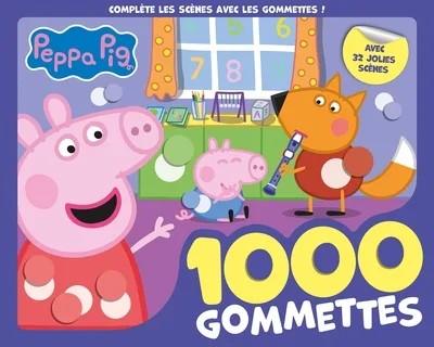 [6652236] Peppa Pig - 1000 gommettes