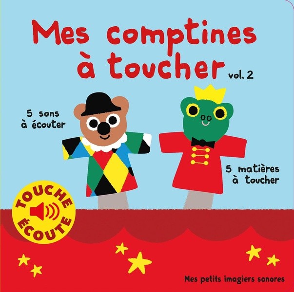 [J03776] MES COMPTINES A TOUCHER, 2 - 5 SONS A ECOUTER, 5 MATIERES A TOUCHER