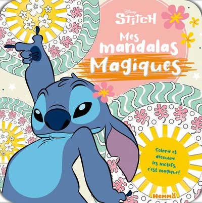 [1035562] Disney Stitch - Mes mandalas magiques - Colorie et découvre les motifs. C'est magique !