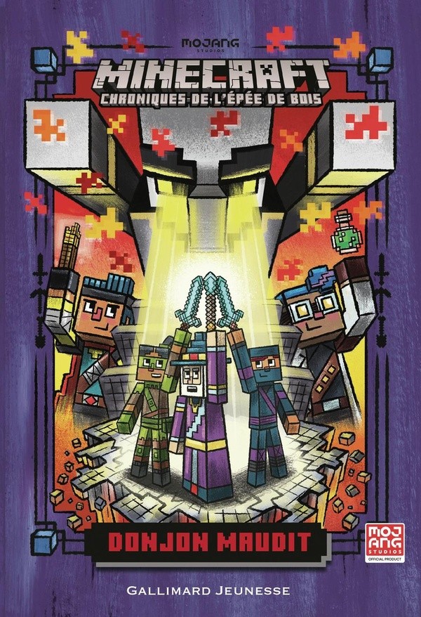 [J03144] ROMANS MINECRAFT - DONJON MAUDIT - CHRONIQUES DE L'EPEE DE BOIS, TOME 5