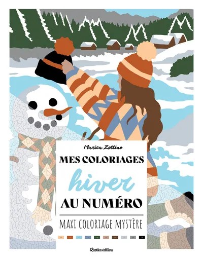 [RU24113] Mes coloriages au numéro - Hiver