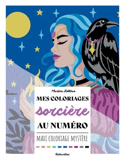 [RU24120] Mes coloriages au numéro - Sorcière
