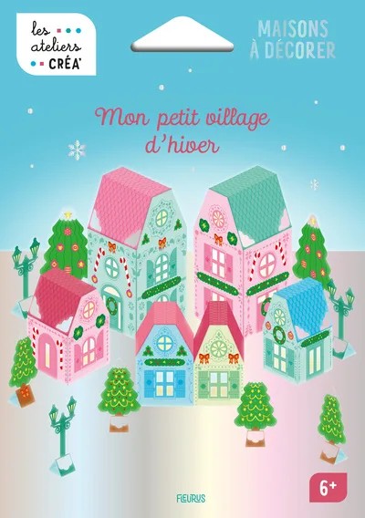 [FS94811] Mon petit village d'hiver - Maisons à décorer