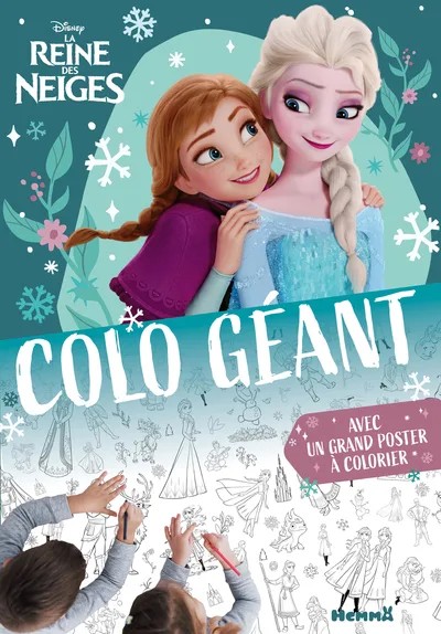 [1053961] Disney La Reine des Neiges - Colo géant (Noël) - Avec un grand poster à colorier