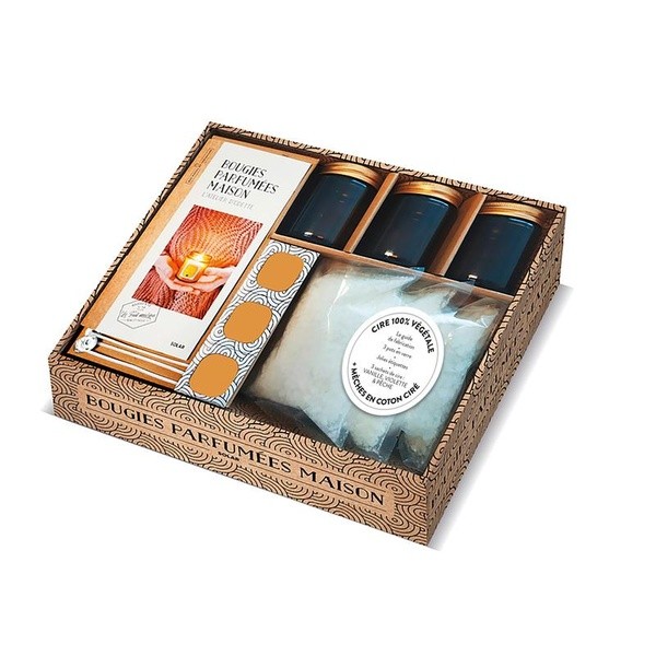 [1087235] Coffret bougies parfumées maison