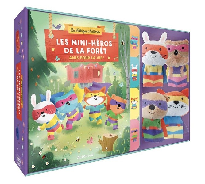 [AU10882] Coffret marionnettes à doigts - Les mini-héros de la forêt